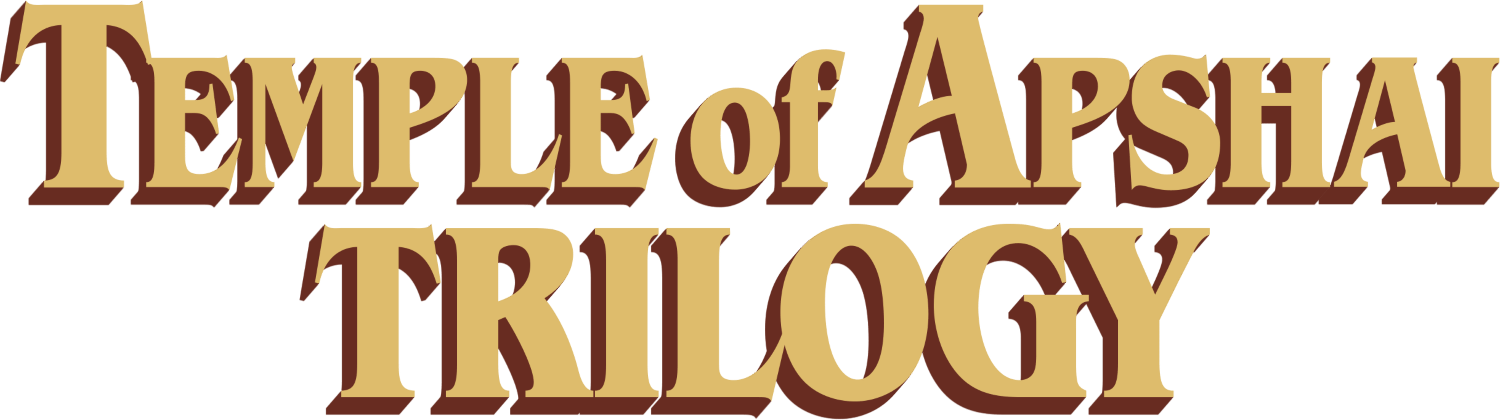 Temple of Apshai Trilogy logo for Commodore 64
